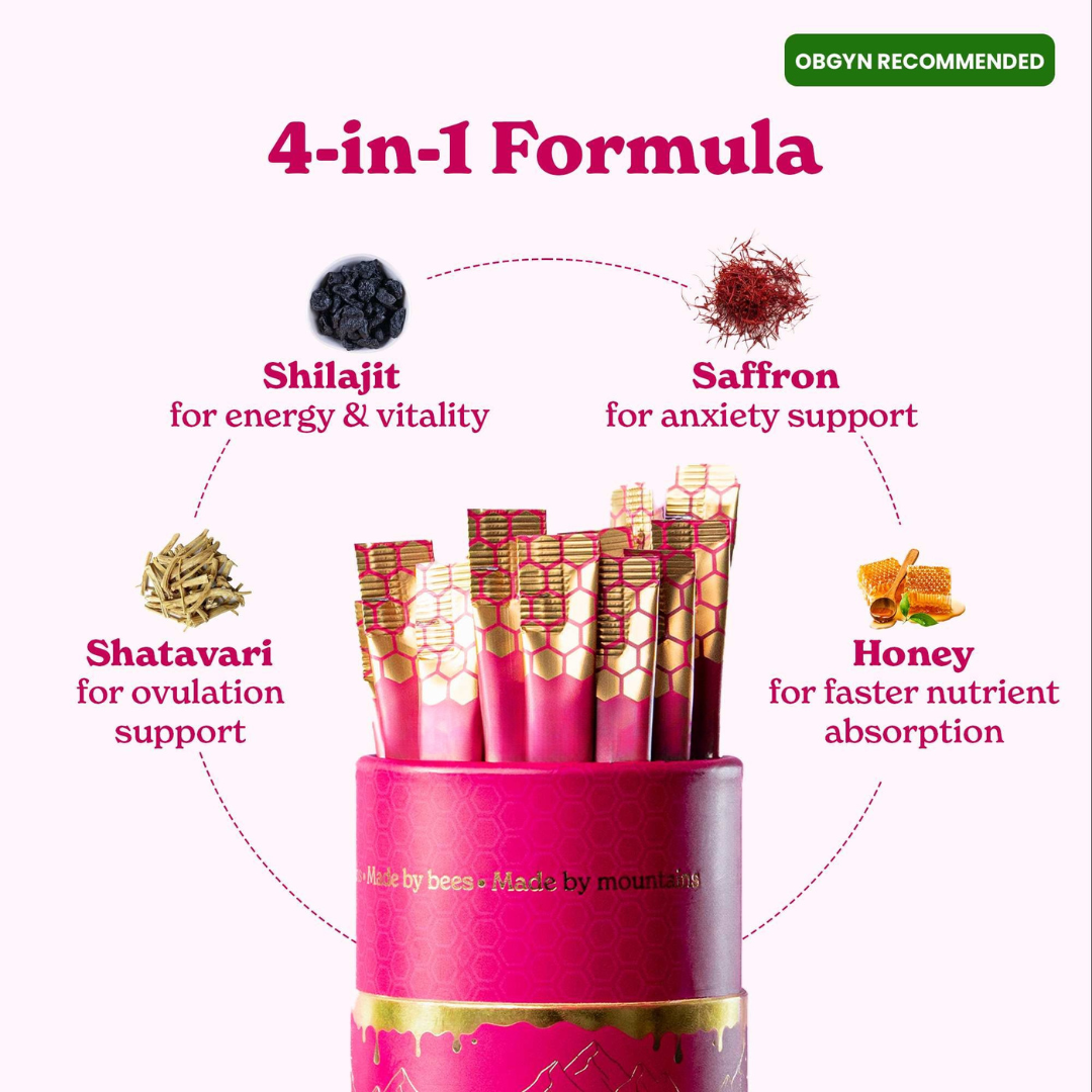 SHE-lajit Honey Sticks - 30 Day Supply