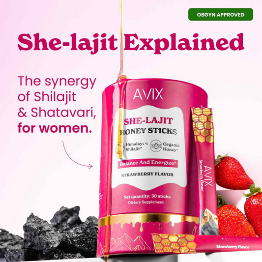 SHE-lajit Honey Sticks - 30 Day Supply
